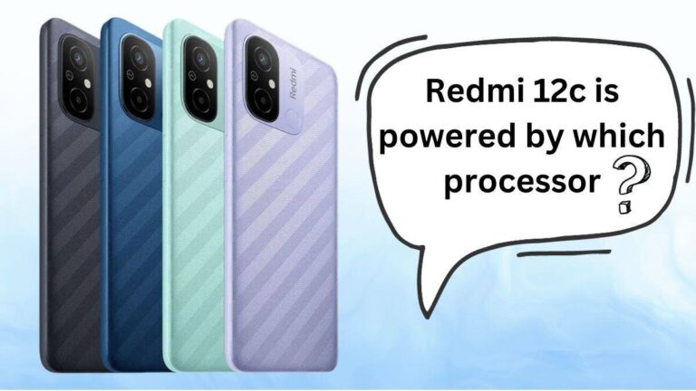 Redmi 12c is powered by which processor
