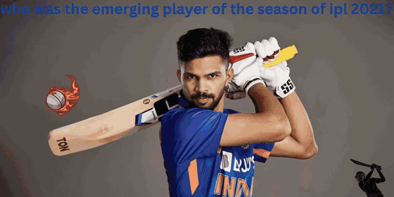 who was the emerging player of the season of ipl 2021?
