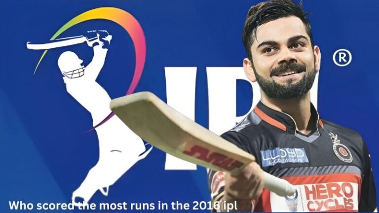 Who scored the most runs in the 2016 ipl?